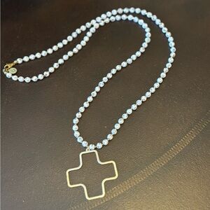 Beaded Cross Necklace